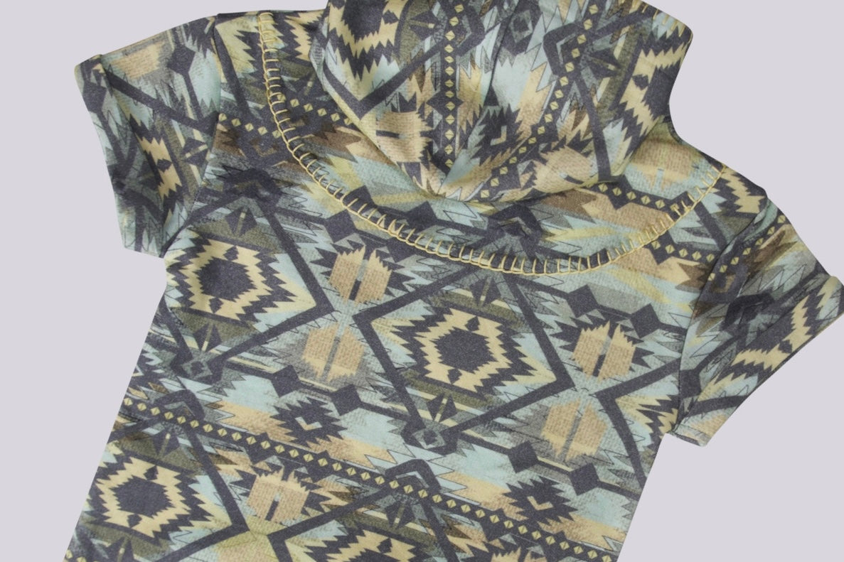 Sun Ray Oversized Aztec Shirt